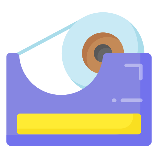 klebebandabroller Generic color fill icon