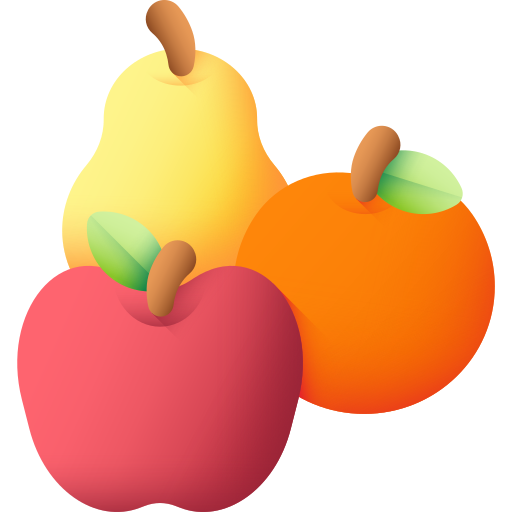 frutta 3D Color icona