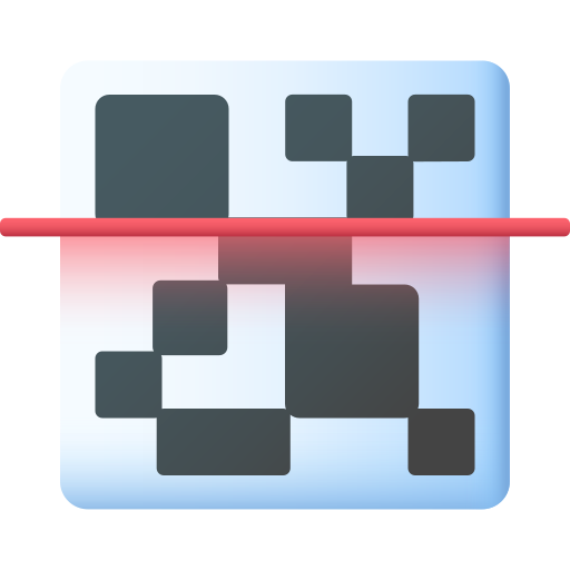 qr-code 3D Color icon
