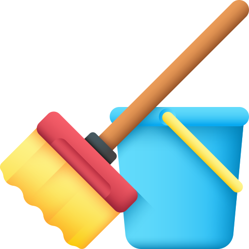 掃除道具 3D Color icon