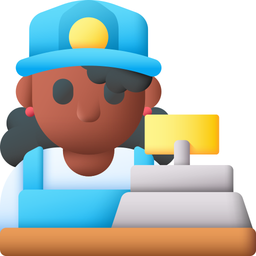 Cashier 3D Color icon