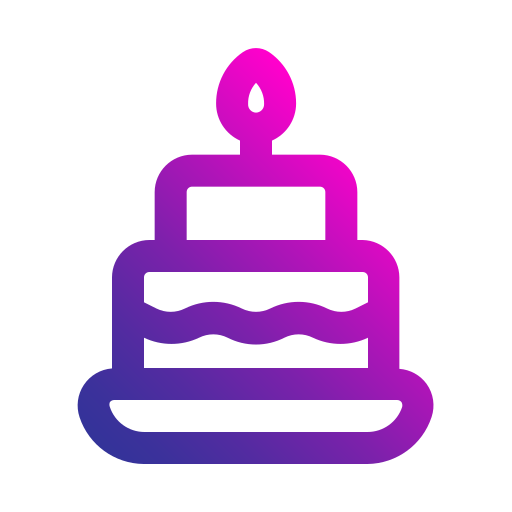 pastel de cumpleaños Generic gradient outline icono
