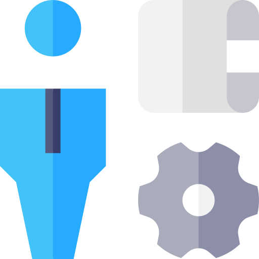Management consulting Basic Straight Flat icon