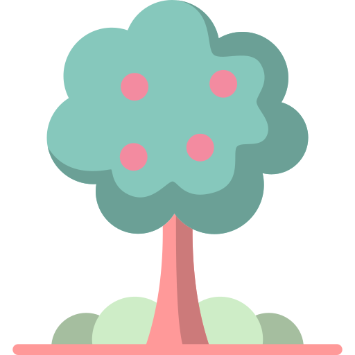 Tree fruit Generic color fill icon