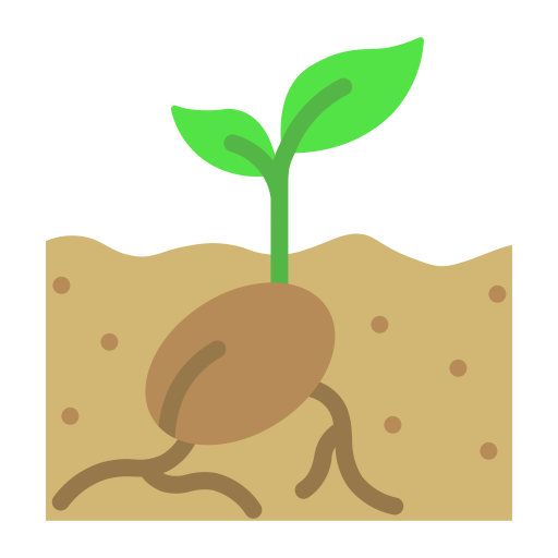 Growing seed Generic color fill icon