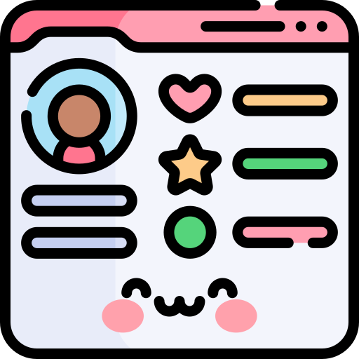 Account activity Kawaii Lineal color icon
