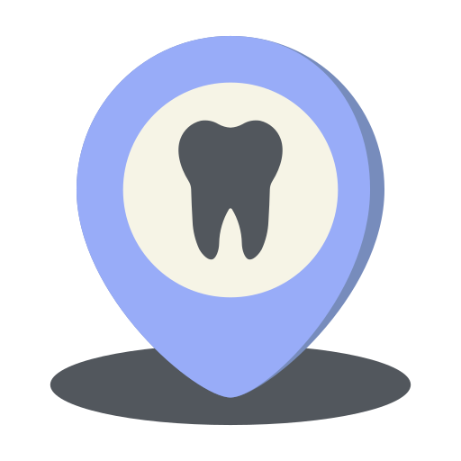 Dentist location Generic color fill icon