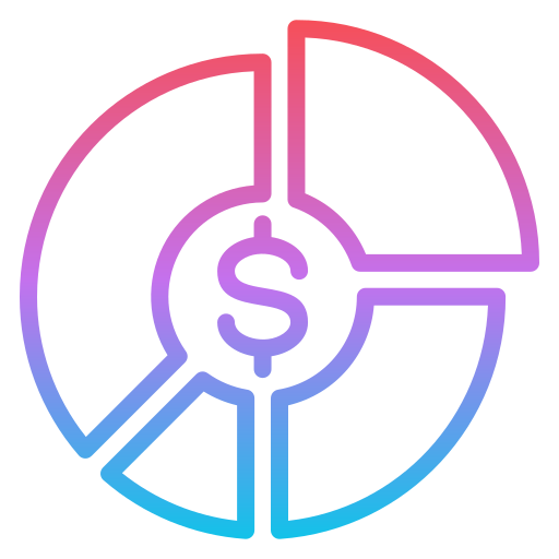 budżet Generic gradient outline ikona
