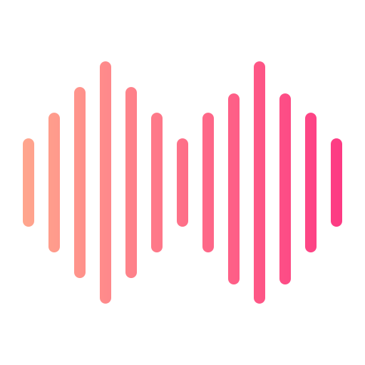sonido Generic gradient outline icono