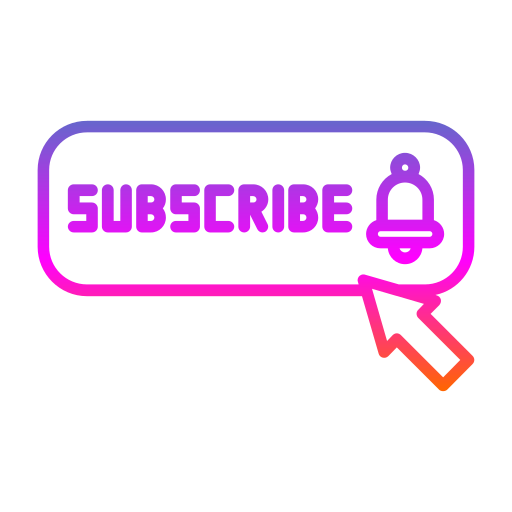 Subscribe Generic gradient outline icon