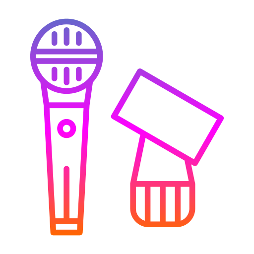 Mic Generic gradient outline icon