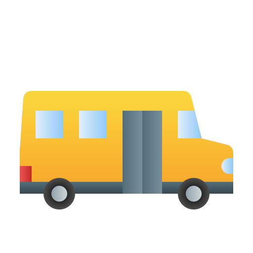 autobus szkolny Generic gradient fill ikona
