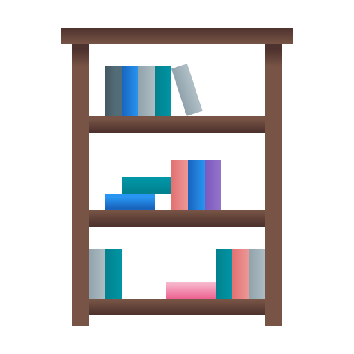 図書館 Generic gradient fill icon