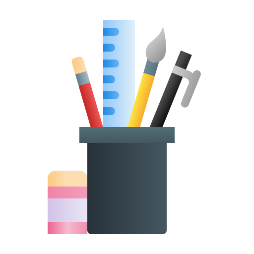 Pencil case Generic gradient fill icon