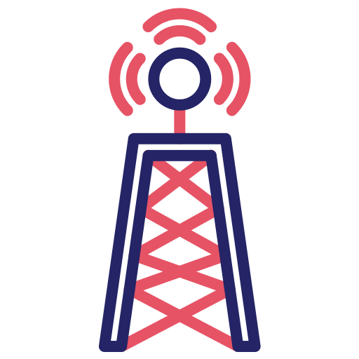 Broadcast Generic color outline icon