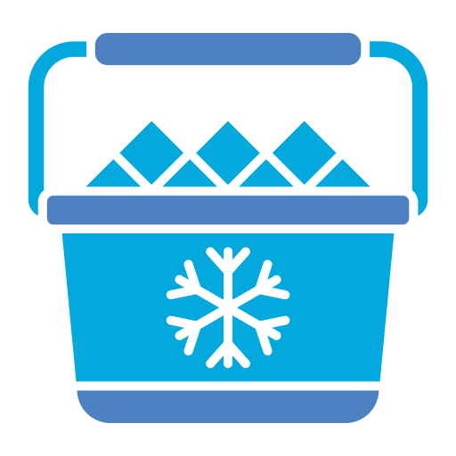 cubeta de hielo Generic color fill icono