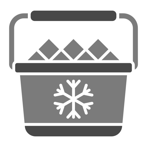 secchio di ghiaccio Generic color fill icona