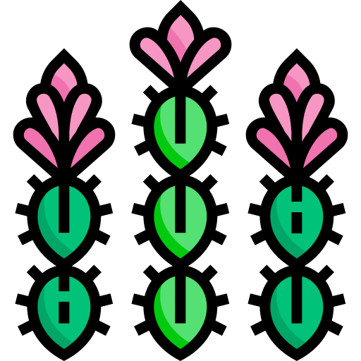 クリスマスのサボテンの花 Detailed Straight Lineal color icon