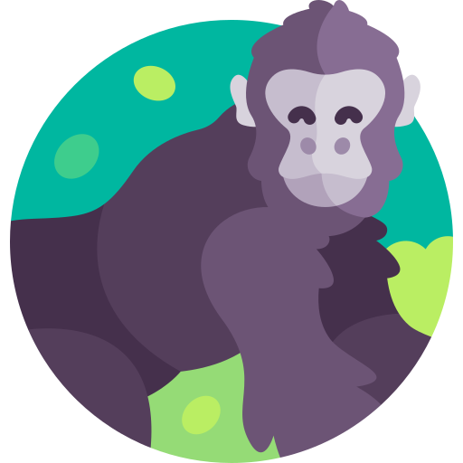 gorila Detailed Flat Circular Flat icono