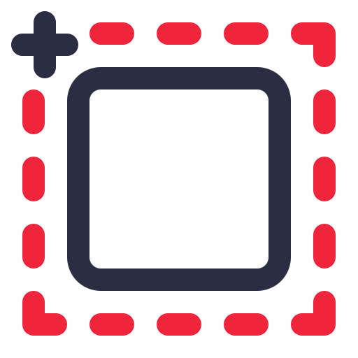 tekengebied Generic color outline icoon