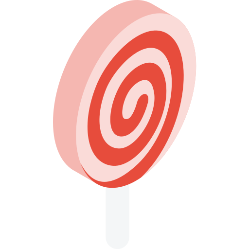 사탕 과자 Isometric Flat icon