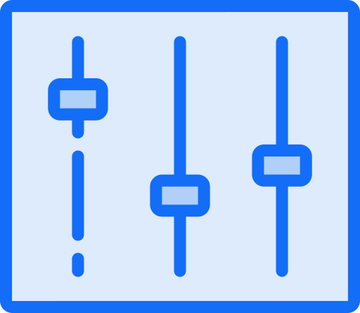 ajustes Generic color lineal-color icono