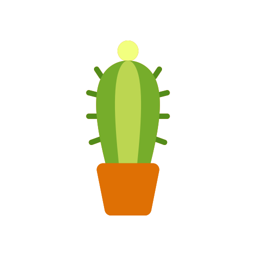 maceta de cactus Generic color fill icono