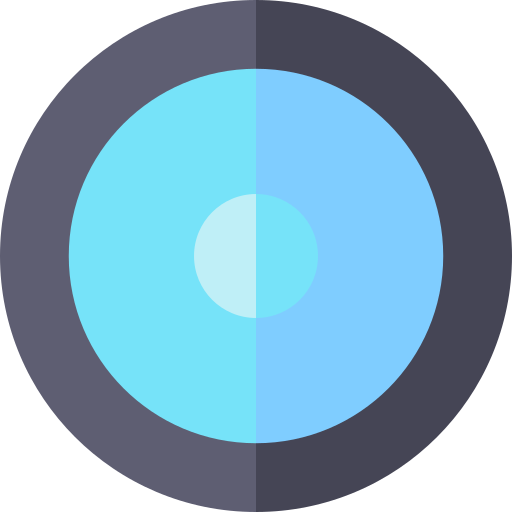 obiektyw Basic Rounded Flat ikona