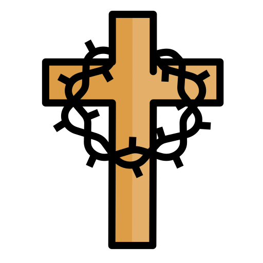 Crown of thorns Generic color lineal-color icon