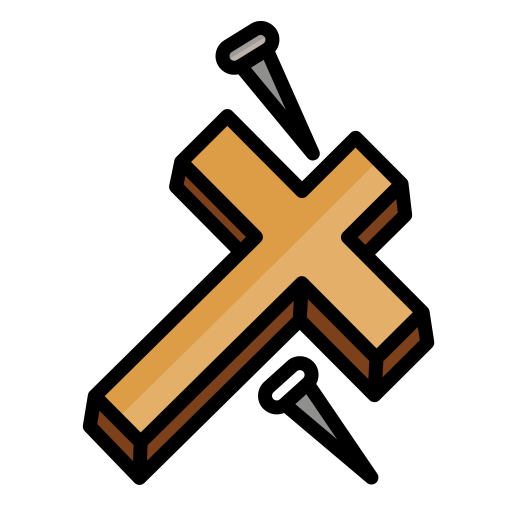 Crucifixion Generic color lineal-color icon