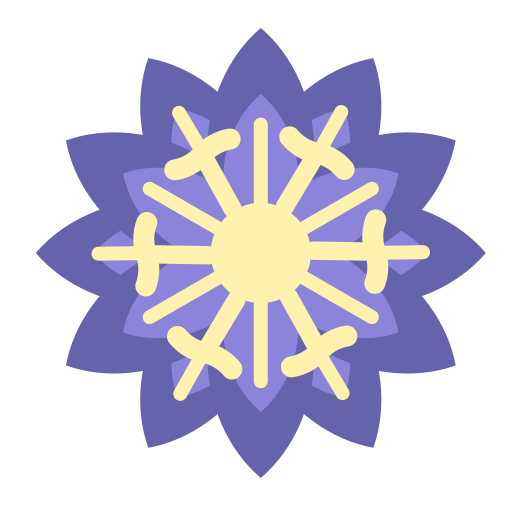 시계 꽃 Generic color fill icon