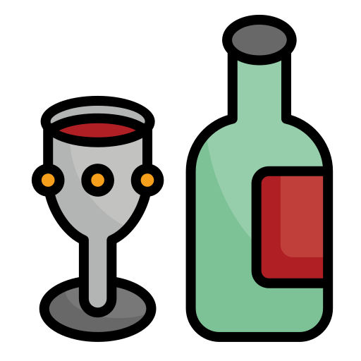 Wine Generic color lineal-color icon