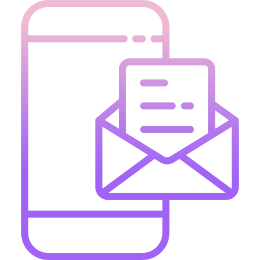 e-mail Icongeek26 Outline Gradient Icône