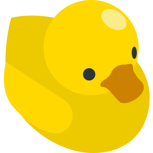 Rubber duck Isometric Flat icon