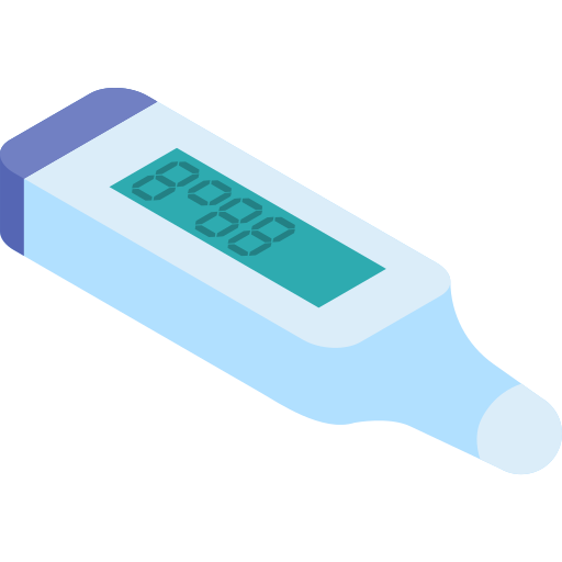termómetro Isometric Flat icono