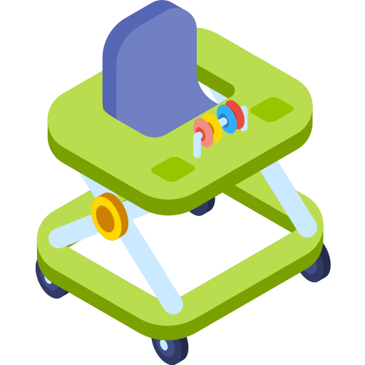 chodzik dla dzieci Isometric Flat ikona