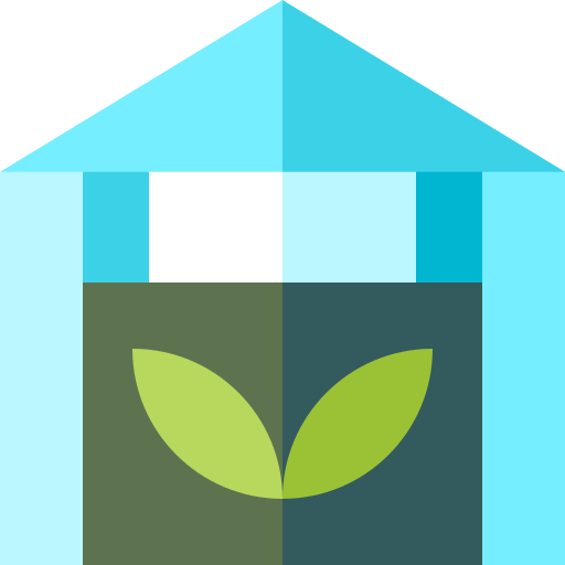 Greenhouse Basic Straight Flat icon