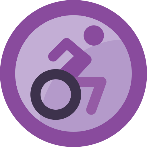 Инвалидное кресло Basic Miscellany Flat иконка
