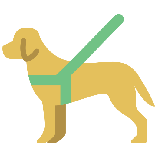 Guide dog Basic Miscellany Flat icon