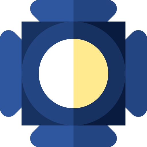 Spotlight Basic Straight Flat icon