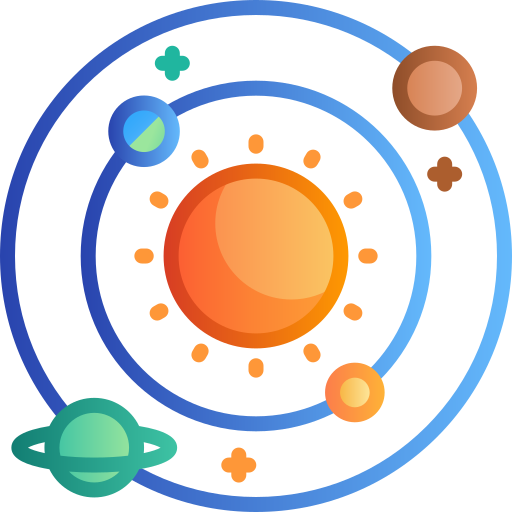 Solar system Special Gradient Lineal Gradient icon