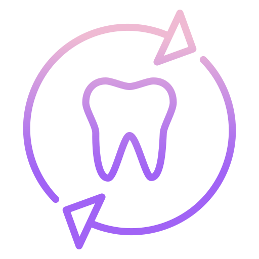 Cuidado dental Icongeek26 Outline Gradient icono