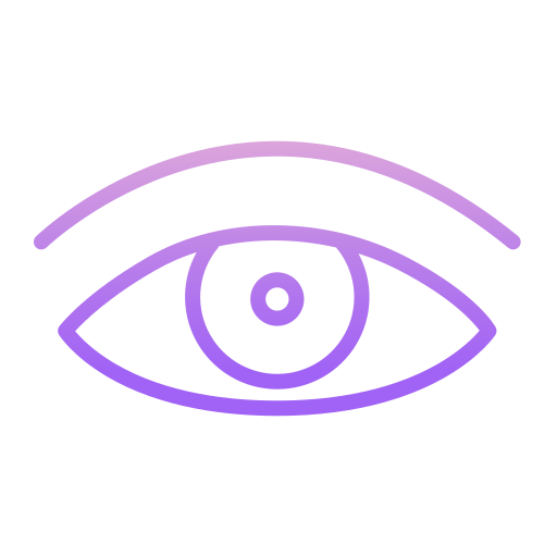 Eye Icongeek26 Outline Gradient icon