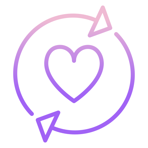 Heart Icongeek26 Outline Gradient icon