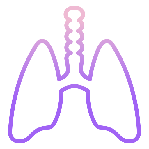 Lungs Icongeek26 Outline Gradient icon