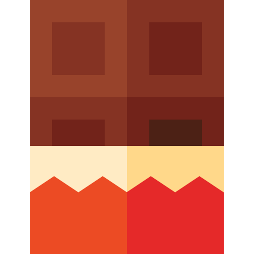 czekolada Basic Straight Flat ikona