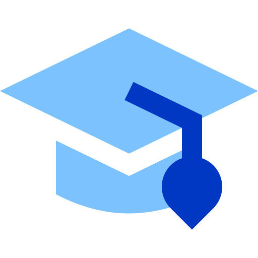 Graduation Super Basic Duotone Flat icon