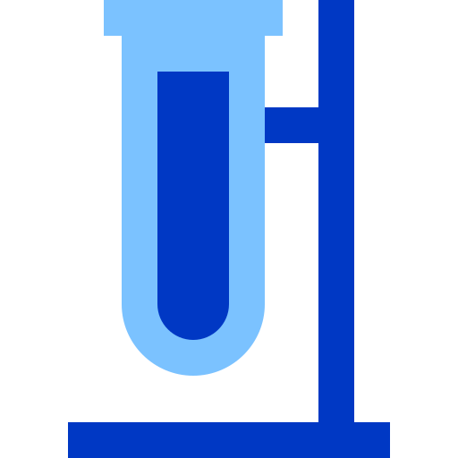 tubo de ensayo Super Basic Duotone Flat icono
