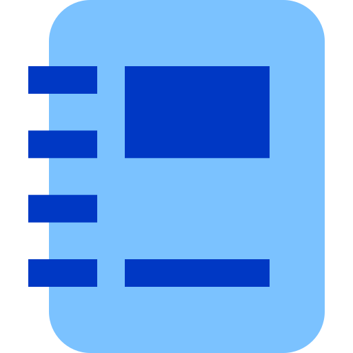 ノート Super Basic Duotone Flat icon