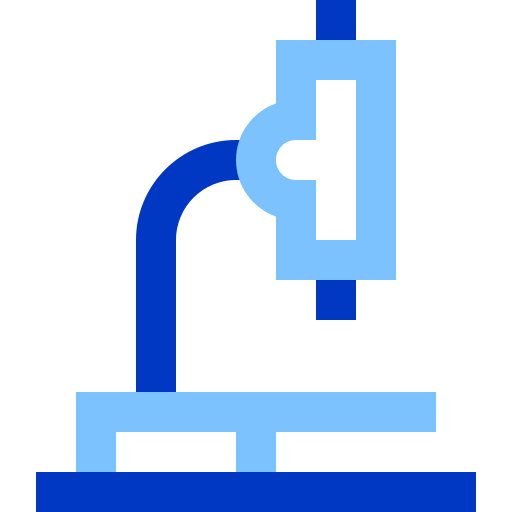 Microscope Super Basic Duotone Lineal Color icon